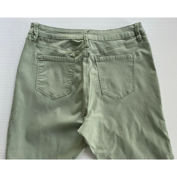 YMI Women’s Forever Color Skinny Ankle Pants Jade Size XL (Fit 31x29) - Picture 4 of 13